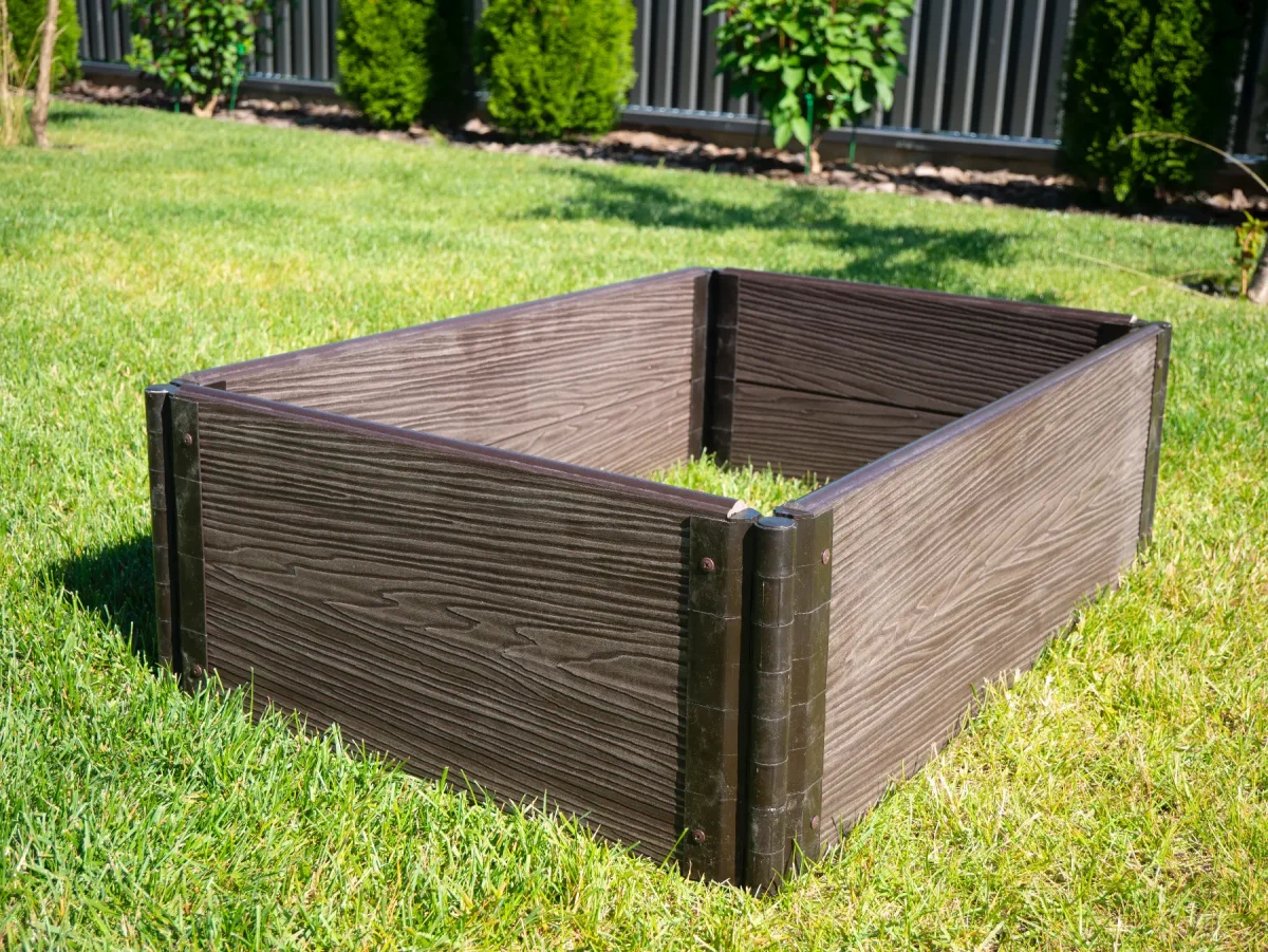 Wpc Raised Bed – 30 Cm Brown - Image 3