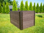 WPC Raised Bed – 60 cm BROWN - Image 4