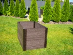 WPC Raised Bed – 60 cm BROWN - Image 5