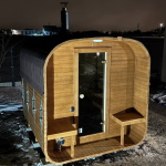 Garden sauna QUADRO 240 cm - Image 4