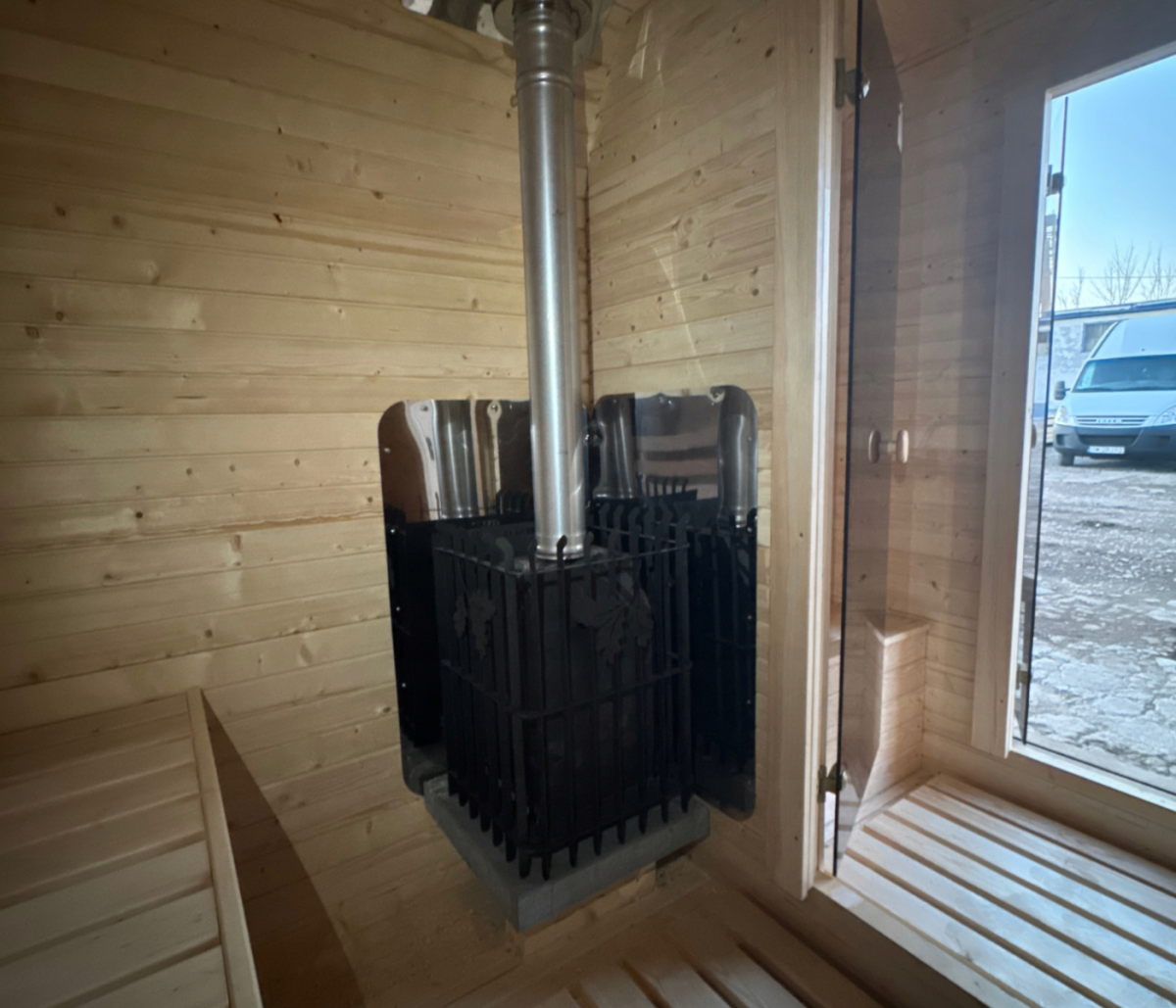 Garden sauna QUADRO 340 cm - Image 9