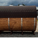 Outdoor barrel sauna 340 cm - Image 4