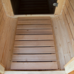 Outdoor Barrel Sauna 340 cm with Electric Stove - Image 6