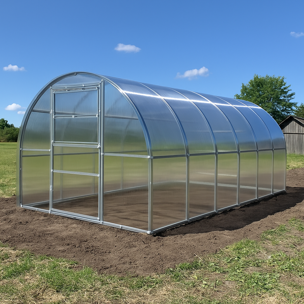 Lt.png Gardj Lt Plus – Arched Polycarbonate Greenhouse - Image 1