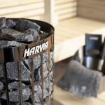 Outdoor Barrel Sauna 180 cm with Electric Stove - Image 7