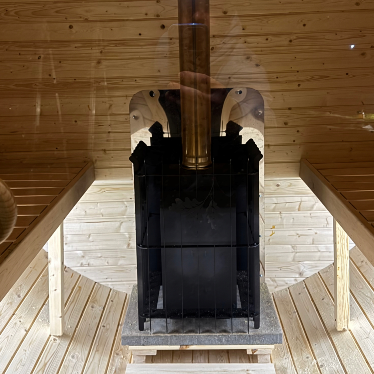 Outdoor barrel sauna 240 cm - Image 6