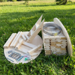 Garden wooden tub made of spruce – 120×80×90 - Image 3