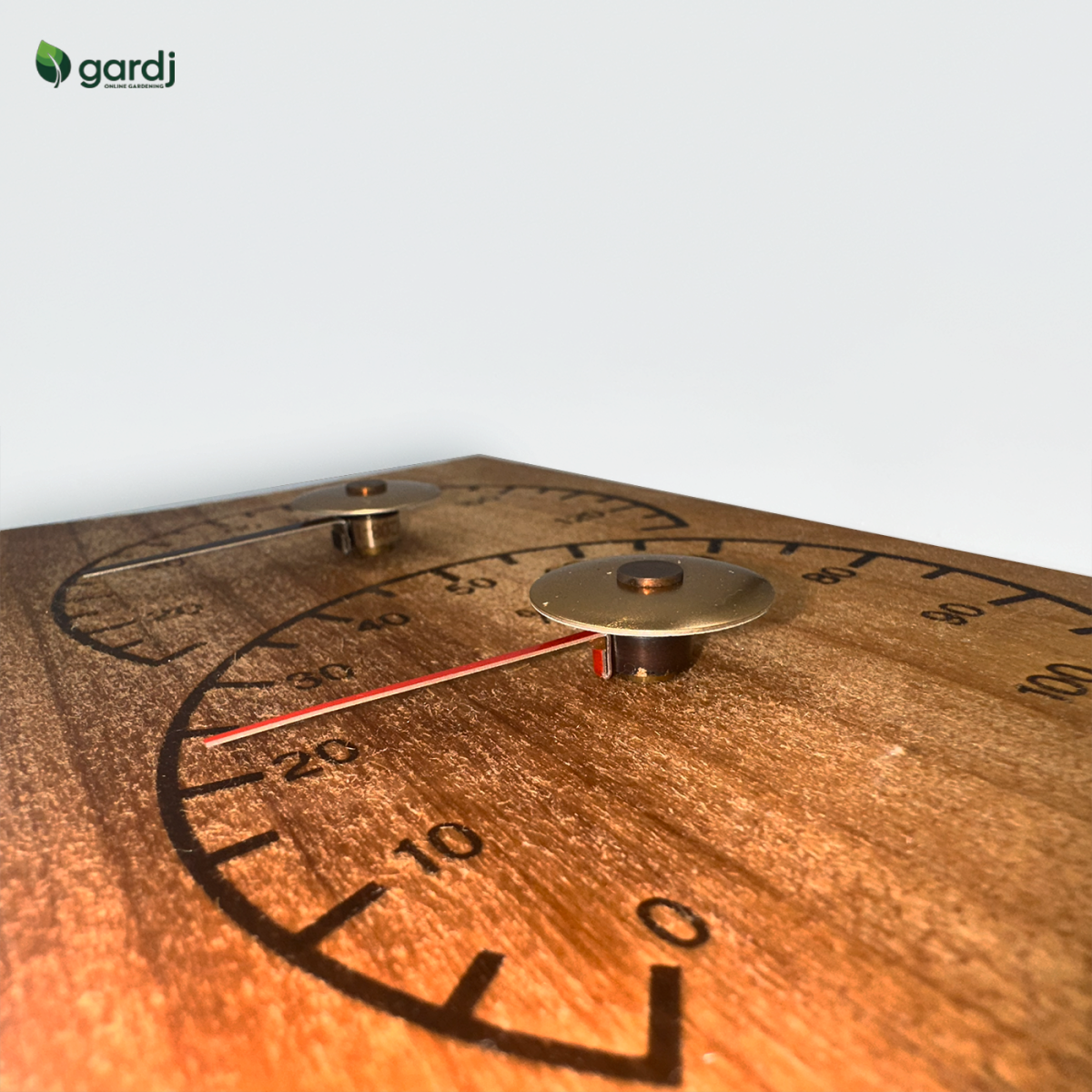 4Living sauna thermometer and hygrometer – heat-treated alder wood - Image 5