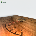 4Living sauna thermometer and hygrometer – heat-treated alder wood - Image 5