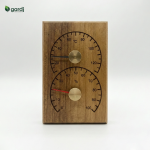 4Living sauna thermometer and hygrometer – heat-treated alder wood - Image 4