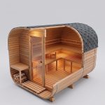 Garden sauna QUADRO QL 240 cm - Image 2