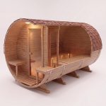 Outdoor barrel sauna 340 cm - Image 2