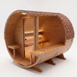 Outdoor barrel sauna 240 cm - Image 2