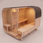 Garden sauna QUADRO 240 cm - Image 2