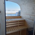 Panoramic glass rear wall for Quadro sauna - Image 6
