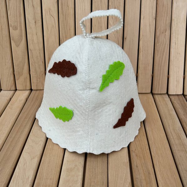 Sauna hat “Leaves”