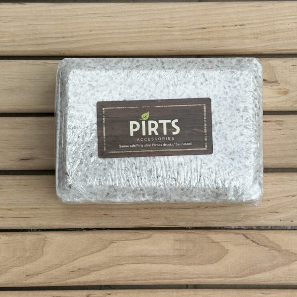 Salt block with eucalyptus