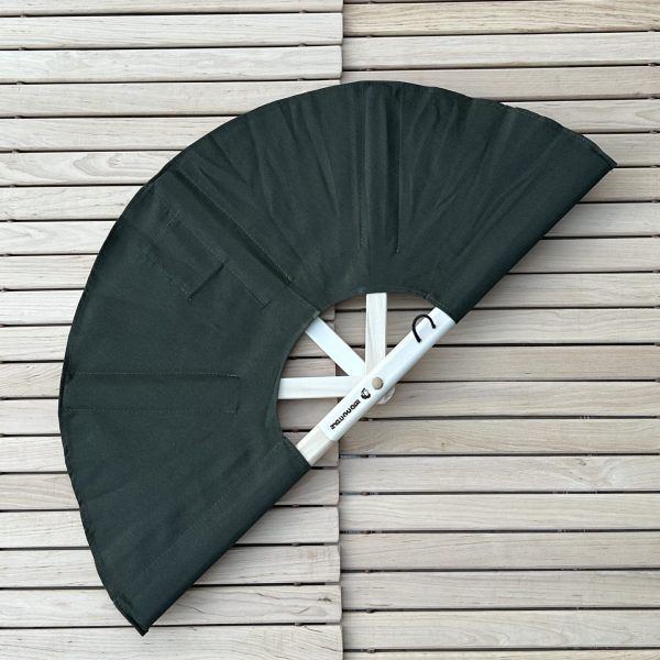 Sauna fan with lime wood frame