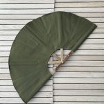 Sauna fan with oak frame