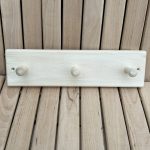 Coat rack with 3 hooks