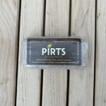 Aromatic salt block with cedar