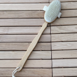 Wooden body brush