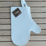 Sauna glove “CLASSIC”, white