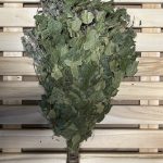 Birch sauna whisk with herbs