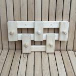 Coat rack with 5 hooks “CHESS”