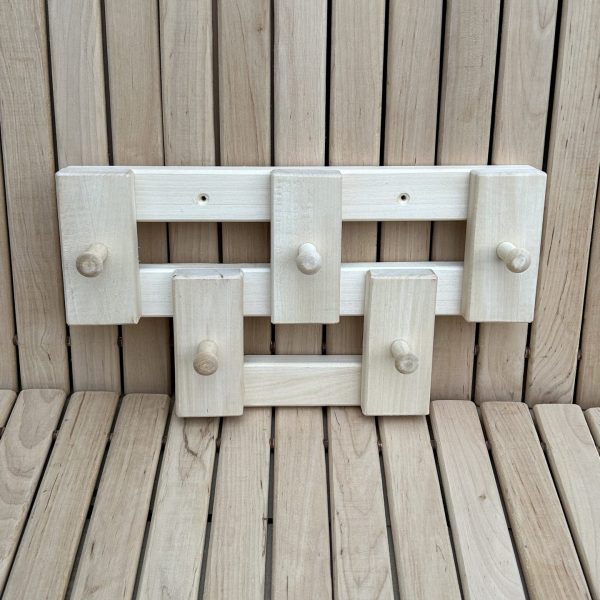 Coat rack with 5 hooks “CHESS”