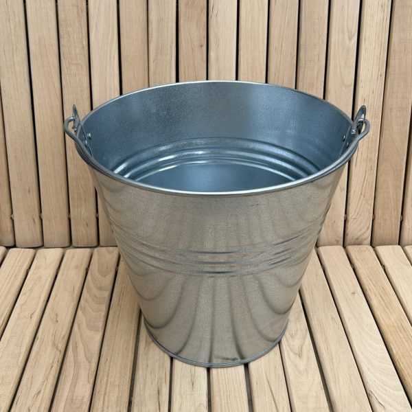 Galvanised steel bucket, 12 l