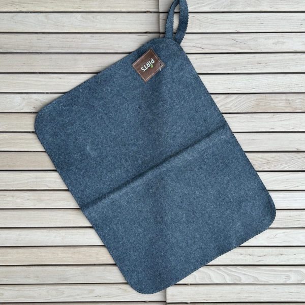 Sauna seat mat, grey