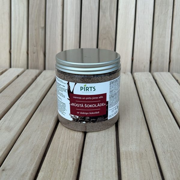 Sea salt for bath, shower and sauna – “DARK CHOCOLATE”