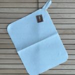 Sauna seat mat, white