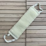 Long sisal wash strap with foam layer