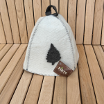 Sauna hat, white