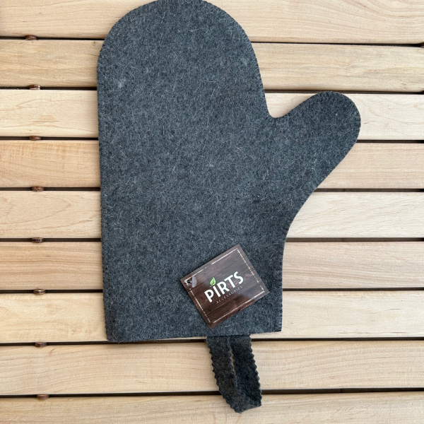 Sauna glove “EKONOM”, grey