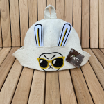 Sauna hat “Hare with Glasses”