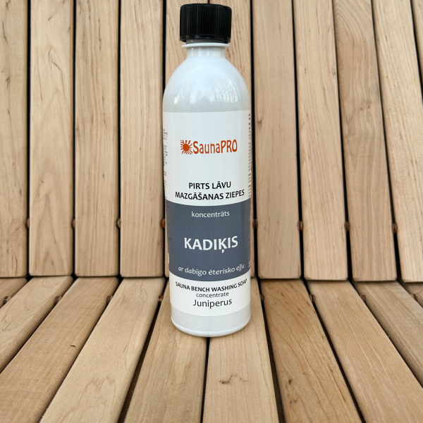Sauna bench cleaning soap, juniper