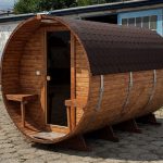 Outdoor barrel sauna 340 cm - Image 3