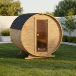 Outdoor barrel sauna 180 cm