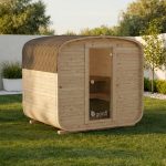 Garden sauna QUADRO 180 cm