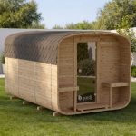 Garden sauna QUADRO 340 cm