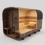 Garden sauna QUADRO 340 cm Maxi